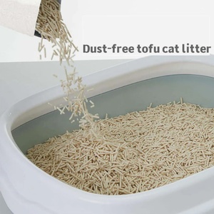 Arena para Gatos Biodegradable de Tofu de Té <span class=keywords><strong>Verde</strong></span> Natural No Tóxica de 1.5mm, ODM/OEM de Fábrica, Arena para Gatos Desechable por el Inodoro - Product Image 2