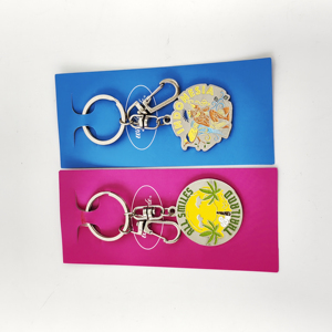 Llaveros Exclusivos de Aleación de Zinc con Logotipo Impreso Digitalmente para Promociones Minoristas y Comodidad Diaria - Product Image 1