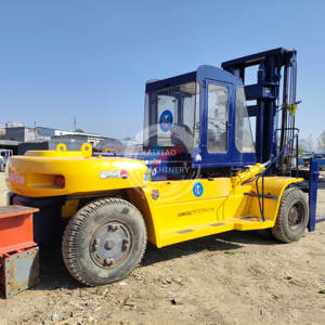 大規模中古コマツFD200Z-6トンフォークリフト日本製3セクションポータルフレーム4メートル高品質輸入 - Product Image 2