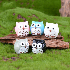 Dễ Thương Nhỏ Thu Owl Mô Hình Micro Trang Trí Sân Vườn Thủ Công Động Vật Nhỏ Chim Thu Nhỏ Bức Tượng Nhỏ Kawaii Trang Trí - Product Image 5