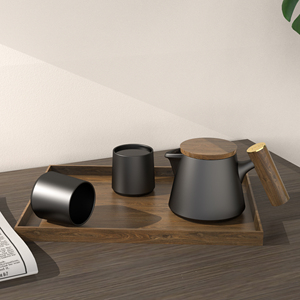 Service à <span class=keywords><strong>thé</strong></span> en céramique DHPO avec infuseur amovible avec 2 tasses pour bureau maison cadeau pots à <span class=keywords><strong>thé</strong></span> en porcelaine pour <span class=keywords><strong>thé</strong></span> en vrac - Product Image 5