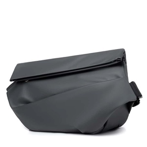 Riñonera Minimalista Negra de Nailon de 5 Pulgadas, con Cierre de Cremallera, Impermeable, Portátil, para Hombre, para Todas las Temporadas, 0.2 kg - Product Image 1