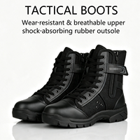 Bottes tactiques d'extérieur pour hommes, vente en gros, légères, respirantes, amortissantes, pour la randonnée