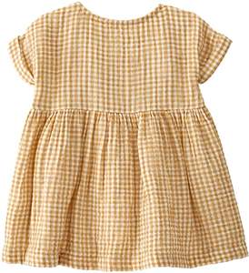 Set di vestiti per bambini in cotone personalizzato nuovo arrivo vestiti per ragazze in cotone organico Mini modello di servizio OEM girocollo corto lavorato <span class=keywords><strong>a</strong></span> <span class=keywords><strong>maglia</strong></span> solido - Product Image 5