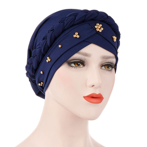 Berretto da donna in morbido pizzo interno islamico sotto cappelli Hijab musulmani - Product Image 1