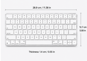 Teclado Magic Keyboard inalámbrico original (A2449) con Touch ID para iMac, MacBook Air y MacBook Pro usado - Product Image 3