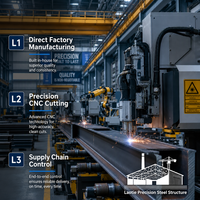 Entrepôt logistique de grande envergure en structure métallique, atelier industriel préfabriqué en acier, hangar métallique pour entrepôt commercial