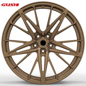 Rines de Aleación de Bronce Forjados Personalizados de Lujo GS en Oferta, 19, 20 y 22 Pulgadas, Diseño Cóncavo, 5x114.3, 5x130, 5x120, 5x112 para BMW, Audi, <span class=keywords><strong>Nissan</strong></span> - Product Image 1
