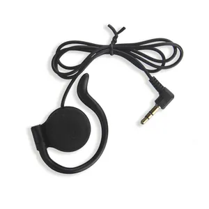 2023 Top Seller Mono Mini Earhook Single Side Headset Headphone Earphone 3.5mm Plug For Laptop Pc Skype Voip Icq