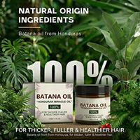 Minyak Batana Label Pribadi, Pelembap & Perawatan Nutrisi Rambut Herbal untuk Semua Jenis Rambut, Mendukung Layanan Dropshipping