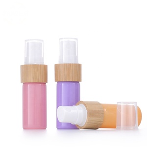 Trong kho Giao hàng nhanh 10ml thủy tinh đầy màu sắc phun chai thủy tinh dễ thương chai với tre Mist Sprayer - Product Image 3