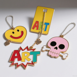 Tailored Elegant Hard Enamel Metal Key Fobs with Lobster Clasp for VIP Membership Rewards - Product Image 3