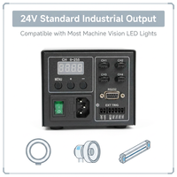 Controlador de Luz de Visión Artificial Digital de 4 Canales con 255 Niveles de Atenuación, Disparador RS232 y Estroboscópico para Inspección de Defectos en PCB y Semiconductores (AOI)