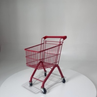 Chariot de courses pliable léger à 4 roues avec structure en maille fine, couleur personnalisable, pour enfants