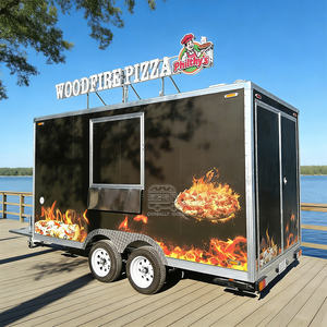 Remolque de Comida con Certificación DOT VIN CE para Venta Ambulante en Europa, con Cocina Completa, Horno para Hot Dogs y Helados - Product Image 1