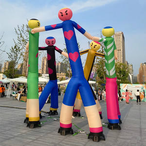 Muñeco Inflable Saludo Vibrante, Figura <span class=keywords><strong>Pequeña</strong></span>, Personaje de Dibujos Animados que Baila, Modelo de Aire, Estrella Danzante, Maniquí de Aire - Product Image 5