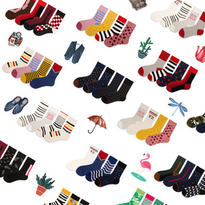 Bán Buôn Vui Vẻ Đầy Màu Sắc Điên Crew Tre Vớ Thương Mại Tre Người Đàn Ông Vớ - Product Image 6