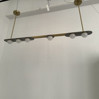 Lustre d'escalier Meerosee pendentifs modernes lampe de restaurant grande suspension nordique MD93021