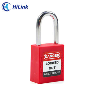 Candados de Seguridad HiLink LOTO con Llave Igual, Grillete de Acero ABS de 38 mm, Color <span class=keywords><strong>Rojo</strong></span>, Dispositivo de Bloqueo del Fabricante - Product Image 5