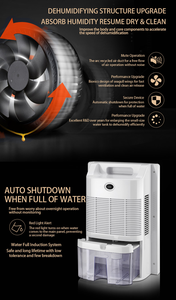 Déshumidificateurs <span class=keywords><strong>silencieux</strong></span> d'humidité absorbant l'humidité de l'air télécommandé portatif pour la maison - Product Image 3