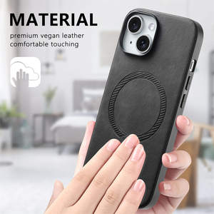 Funda de Lujo con Carga Inalámbrica para iPhone 17 Air 16E 15 Pro 14 13 12 11 Pro XS Max XR 7 8 Plus, Carcasa Magnética con Protección - Product Image 4