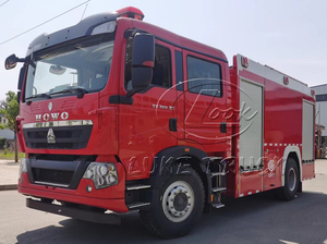 Camión de Bomberos HOWO de Tamaño Óptimo, 8cbm, Tanque de Agua y Espuma de 8000L, Vehículo Contra Incendios Versátil para la Protección Comunitaria - Product Image 6