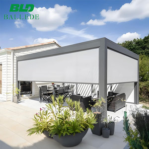 Pérgola Eléctrica de Aluminio para Montar en la Pared, Bioclimática, Motorizada, para Jardín, Envío a Auckland - Product Image 6