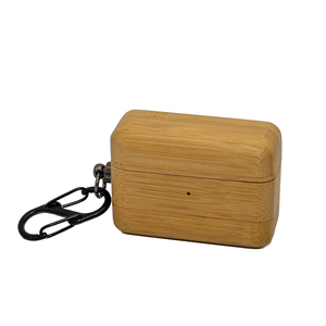 Étui en bois naturel pour AirPods Pro 2 Étui en bois de cerisier, de bambou et d'érable noyer pour AirPods Pro 2 - Product Image 3