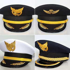 Cappello da Pilota Aviatore con Visiera Larga e Visiera Interna, Formale, per Uso Quotidiano all'Aperto, in Tessuto Traspirante, Unisex - Product Image 2