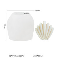 Nouveau Design Personnalisé Bricolage Fait Main Moule en Silicone Filles Résine Savon Bougies Parfumées Artisanat Dessous de Verre Forme Irrégulière Moule à Gâteau en Silicone