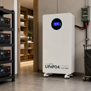 แบตเตอรี่ลิเธียมไอรอนฟอสเฟต 314Ah 51.2V 16kWh  แรงดันปล่อยประจุ 40V และแรงดันปิดการชาร์จ 58.4V สำหรับการเก็บพลังงานแสงอาทิตย์ประจำวัน - Product Image 1