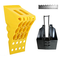 Cale de roue robuste en plastique GT-08PJ pour camion, caravane, véhicule – Bloc de freinage pour pneus, stationnement sécurisé