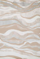 Tapis de haute qualité beige abstrait, fabriqué à la machine, artisanat de découpe, pour chambre à coucher, salon, super doux, décoration moderne pour la maison
