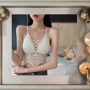 Débardeur court sexy sans bretelles en tricot respirant sans couture pour femme, idéal pour le sommeil, sans armatures, style bustier, à prix abordable - Product Image 3