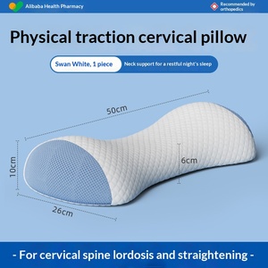 <span class=keywords><strong>Oreiller</strong></span> cervical ergonomique en mousse à mémoire <span class=keywords><strong>de</strong></span> <span class=keywords><strong>forme</strong></span> à rebond lent et zéro pression pour la protection du cou et la traction vertébrale adulte - Product Image 6