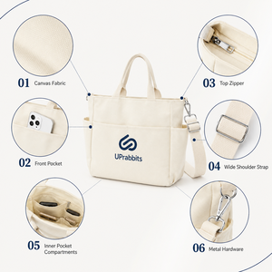 Bolsa de Lona Personalizada Promocional de Algodón <span class=keywords><strong>con</strong></span> Cremallera, Bolsillo Interior Forrado y Correa Desmontable, 16oz, de Polialgodón, para Venta al por Mayor de <span class=keywords><strong>Marca</strong></span> Minorista - Product Image 3