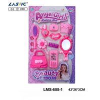 LASIVE TOYS Ensemble de jeu d'imitation pour filles : Princesse, Maquillage et Coiffure, Salon de Beauté