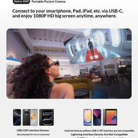 Lunettes intelligentes AR Xreal One avec puce X1, 3DoF natif, résolution 3840x1080, champ de vision de 50°, affichage spatial immersif, écran virtuel de plus de 80 pouces, nouveau modèle