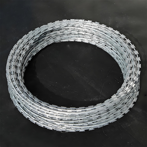 Alambre de púas de acero inoxidable en espiral, galvanizado en caliente, antiescalada, antirrobo, para <span class=keywords><strong>defensa</strong></span> de infraestructuras críticas - Product Image 2