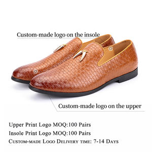 Chaussures habillées classiques de luxe pour hommes en cuir PU tressé, style Oxford, mocassins, chaussures italiennes noires formelles pour mariage - Product Image 4