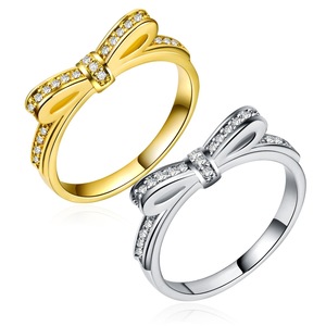 Anello con Fiocco per Donne, Gioiello Elegante e Scintillante, Vendita all'Ingrosso - Product Image 1