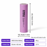 Sel Baterai Li-ion DMEGC 18650 2600mAh 3.65V 3C High Discharge untuk E-Bike, Perangkat Kecantikan, Peralatan Rumah Tangga