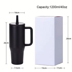 Mug isotherme en acier inoxydable de 40 oz pour bière, avec couvercle anti-fuite, isolation sous vide 6-12h, couleur personnalisable, vente en gros - Product Image 2