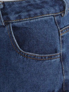 Novedades 2026, Pantalones <span class=keywords><strong>Vaqueros</strong></span> de Mezclilla con Bolsillos, Elegantes y a la Moda para <span class=keywords><strong>Mujer</strong></span> - Product Image 5