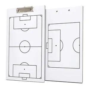 Großhandel kunden spezifische gedruckte Coach Board Metall clips Dry Erase Board Pflege Holz Zwischen ablage Dry Erase Zwischen ablage