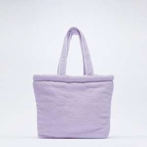 Vente en gros 2021 Logo personnalisé <span class=keywords><strong>Tissu</strong></span> éponge <span class=keywords><strong>doux</strong></span> Eco Sacs en <span class=keywords><strong>tissu</strong></span> éponge Sac à main Fourre-tout - Product Image 5