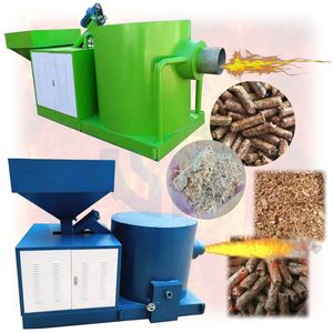 Bruciatore Industriale a Pellet a Risparmio Energetico, Gassificatore di Biomassa, Bruciatore a Pellet di Trucioli di Legno, Gassificatore di Legno, Biomassa - Product Image 1