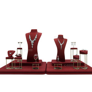 Présentoir à bijoux personnalisé Set présentoir pour bijoux Bijoux en or Stand - Product Image 5