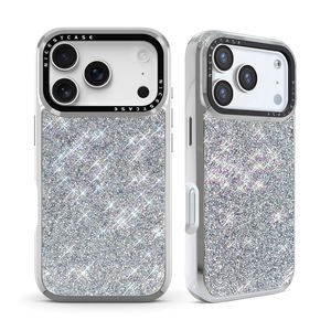 Aikusu OEM Silberne Kristall-Eleganz Damen-Marken-Mode-Design Diamant-Luxus-Handyhülle für iPhone 17 16 15 14 13 Air Pro Max - Product Image 1