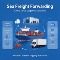Transitaire maritime 1688, Chine vers les États-Unis, agent logistique maritime fiable pour les conteneurs FCL et LCL